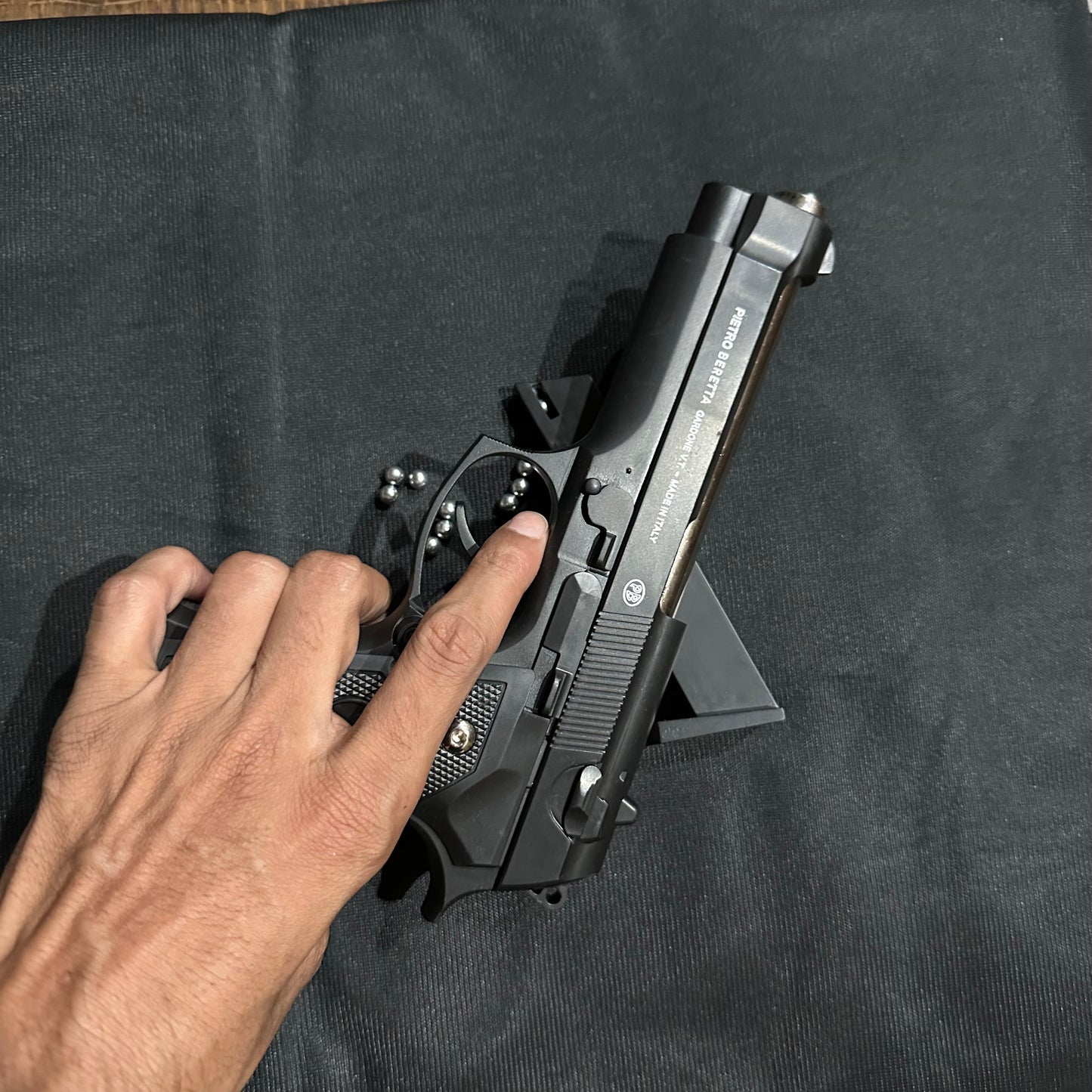 Soft Metal Gun Toy