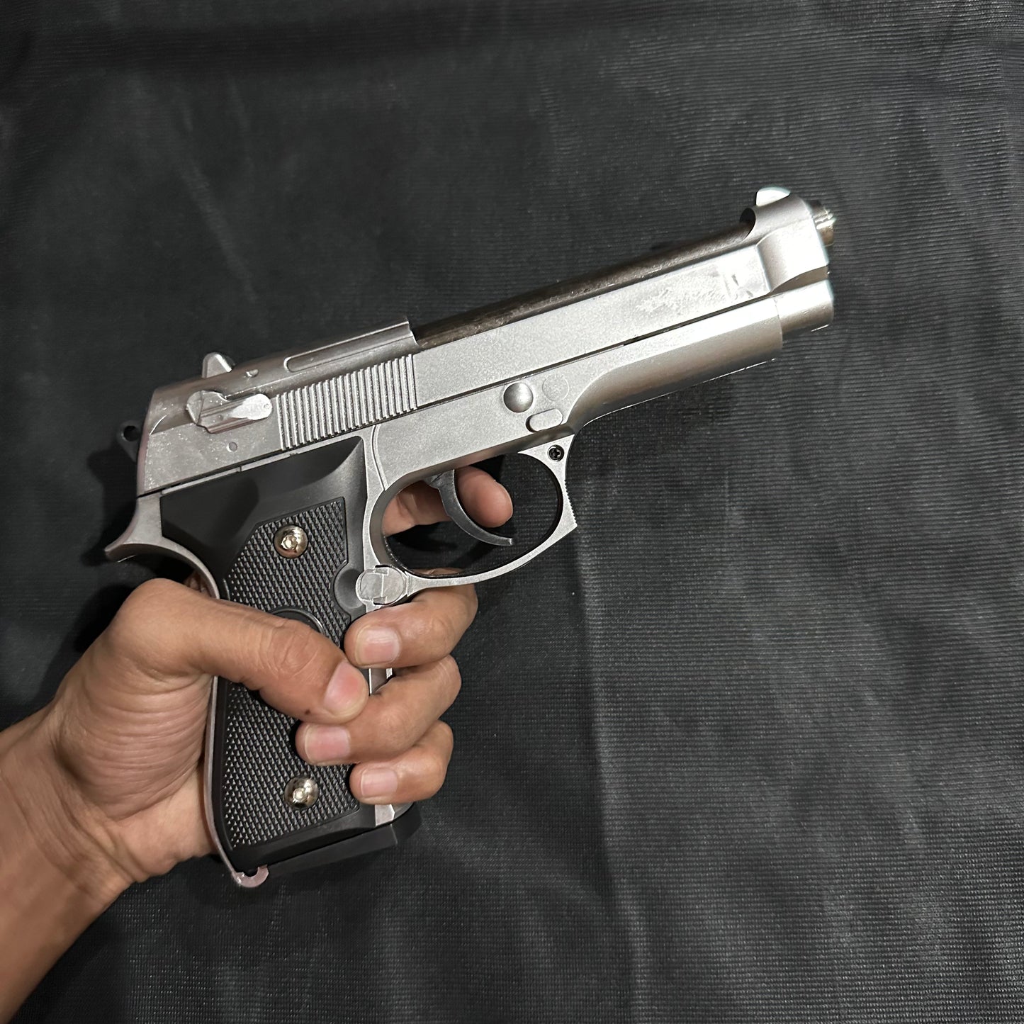 Soft Metal Gun Toy