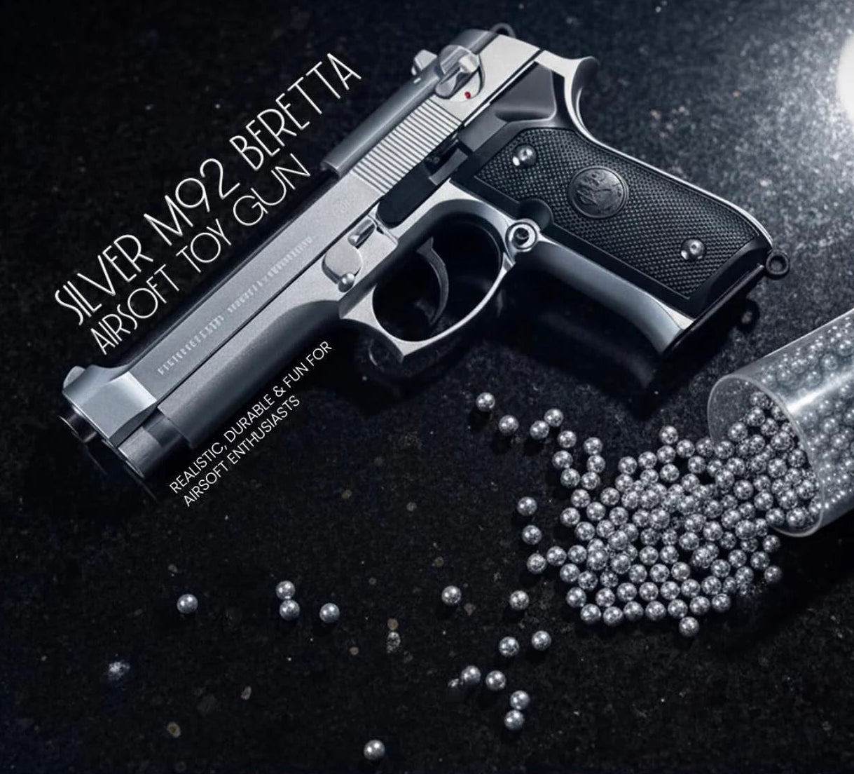 Soft Metal Gun Toy